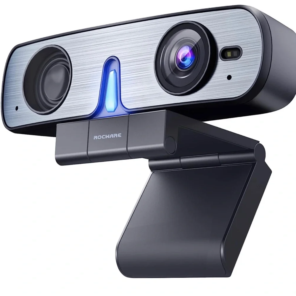 Rockware All in one video conferencing soundbar webcam for pc